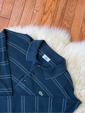 Lacoste Evergreen Striped Polo Long Sleeve Shirt